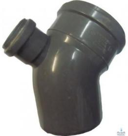 Колено 110/50/45/90 серая канализ. ПП