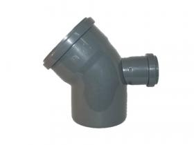 Колено 110/50/45/135 серая канализ. ПП