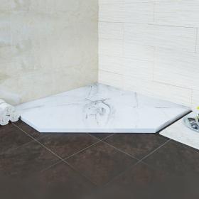 Поддон трапеция из искусственного камня серия RGW Stone Tray ST/T (мрамор)