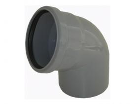 Колено 110/67 серое канализ. ПП 