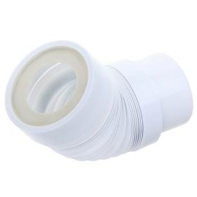 Удлинитель для унитаза "АНИ ПЛАСТ" гибкий с выпуском 110 мм (K821)