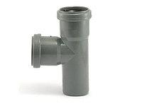 Тройник 40/40/90 серая канализ. ПП (Sanibud)
