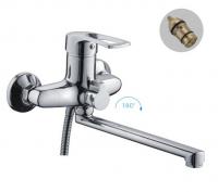 Frap F22701-B (смеситель хромированный для ванны ф40 излив 30 см )