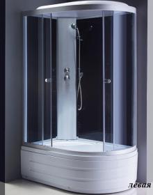 Асимметричная душевая кабина ODA-8406 L (120х80) левая сторона