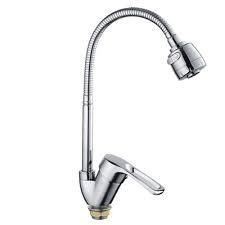 FRAP F43701-B (смеситель хромированный для кухни ф40-гайка гибкий излив)