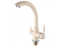 FRAP F4399-20 (бежевый смеситель для кухни с подключением фильтра для питьевой воды)