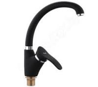 FRAP F4101-11 (смеситель черный для кухни ф40-гайка)