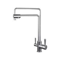 GAPPO G4398-5 (хромированный смеситель для кухни с подключением фильтра питьевой воды)