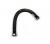 FRAP F7260 (31 см гибкий излив черный)  (комбинируется со смесителями Frap F4425, F4424, F4419)