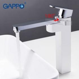 GAPPO G1096-2 (белый кварц высокий смеситель для раковины)