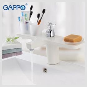 GAPPO G1096-8 (белый в комплекте входят 2 стакана и тарелка)