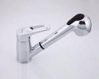 FRAP F6013 (смеситель хромированный для кухни ф35-выдвижной излив)