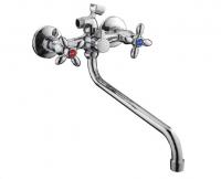 FRAP F 2227-2 (смеситель хромированный для ванны излив 7130S переключение душ)