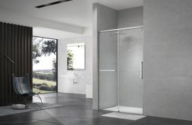 Terminus Душевая дверь в нишу слайдер Альба 01 1400х2200 хром