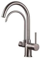 GAPPO G4398-10 (сатин.смеситель для кухни с подключением фильтра для питьевой воды)