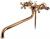 GAPPO G2265-3 (смеситель красное золото для ванны излив 35 см)