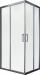 Terminus Душевой уголок слайдер Соренто 05 900х900х2000 квадрат хром