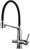 GAPPO G4398-7 (нажимной кнопочный переключатель аэратора хромированный смеситель с подключением фильтра питьевой воды)
