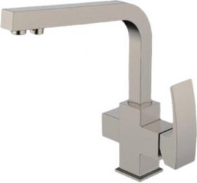 GAPPO G4307-5 (смеситель сатиновый хромированный для кухни-ф35 с подключением фильтра для питьевой воды)