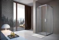 Terminus Душевой уголок слайдер Соренто 05 900х900х2000 квадрат хром