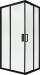 Terminus Душевой уголок слайдер Соренто 05 900х900х2000 квадрат черный