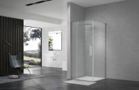 Terminus Душевой уголок распашной Альба 03 900х900х2200 квадрат хром