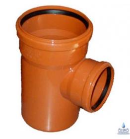 Тройник 200/160/90 оранж. канализ. ПП 