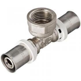 Тройник пресс с переходом на внутреннюю резьбу