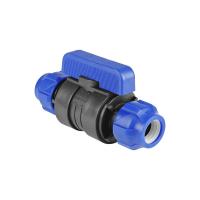 Кран шаровый VALFEX ПНД 25 - 25 цанга / цанга