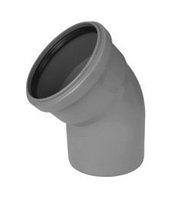 Колено 50/45 серое канализ. ПП 