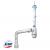Сифон АНИ 1 1/4"*40 с гибкой трубой 40*40/50 (C1015)