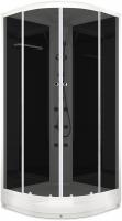 Душевая кабина Domani-Spa Delight 88 / DS01D88LBT10 (черный/тонированное стекло)