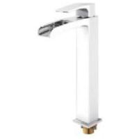 GAPPO G1007-31 (белый хромированный смеситель для раковины высокий)