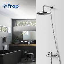 FRAP F2407 (душевая система смеситель хромированный верхний душ)