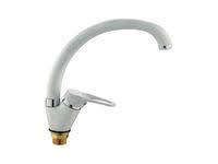 FRAP F4113-8 (смеситель белый для кухни ф35-гайка)