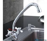 FRAP F4124 (смеситель хромированный для кухни-гайка)