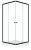 Душевое ограждение Domani-Spa Delight Cube / DS0405Cb99L0Cl00-Gt (прозрачное стекло)