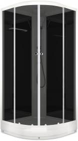 Душевая кабина Domani-Spa Delight 110 / DS01D110LBT00 (черный/тонированное стекло)
