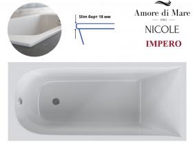 Ванна акриловая Amore di Mare Nicole 180x80