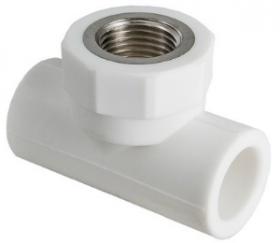 Тройник с переходом на внутреннюю резьбу