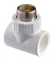 Тройник с переходом на наружную резьбу