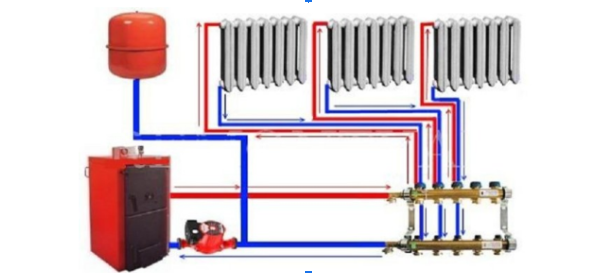 монтаж-отопления-с-коллектором